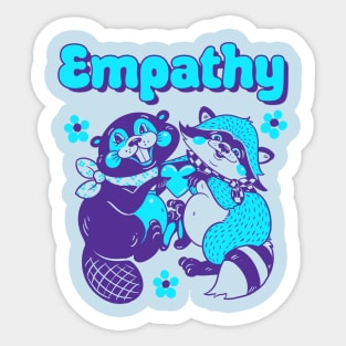 empathy blue/purple Sticker